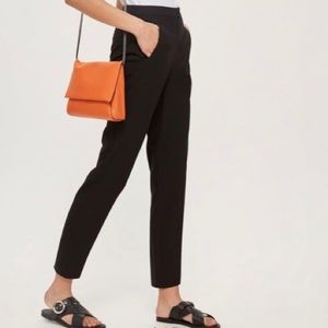 TOPSHOP High Waist Cigarette Trousers